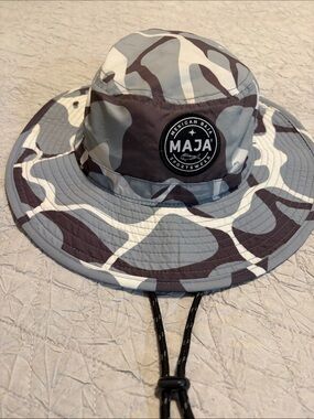 MAJA-MEXICAN BAJA Sportswear Men's Gray Camouflage Bucket Sun Hat
